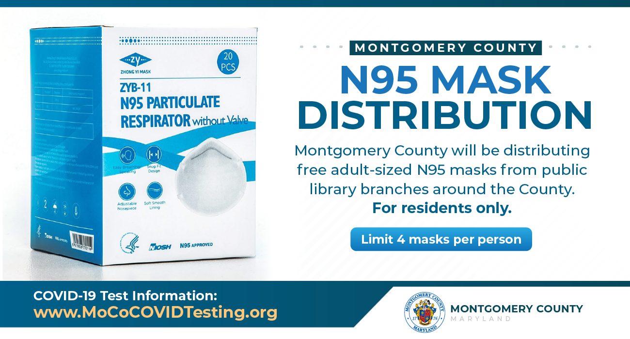 County to Provide Free N95 Masks at County Libraries Beginning Friday, Jan. 21